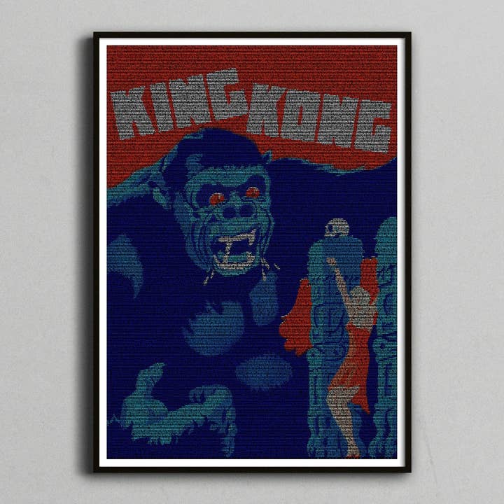 King Kong - Manus Konsttryck för wholesale av Robotic Ewe