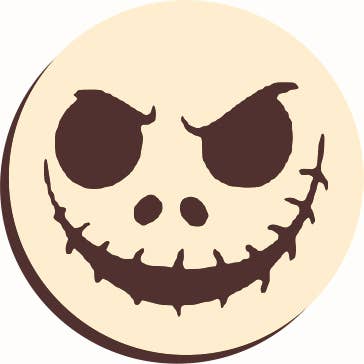 Halloween Gruselgesicht Hell (120 Stück ) für den Großhandel von Bombasei Decor GmbH