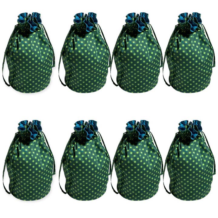 Shiki Wrap - Wholesale Gift Bag - Medium Reusable Fabric Gift Bag | Stars and Snow2