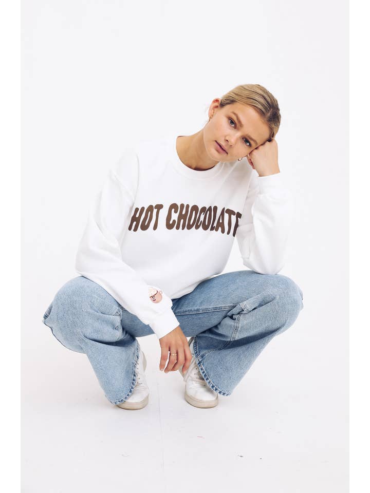 Limpet Store - Wholesale Graphic Sweatshirt - Women's - The Hot Chocolate Oversized Sweatshirt2