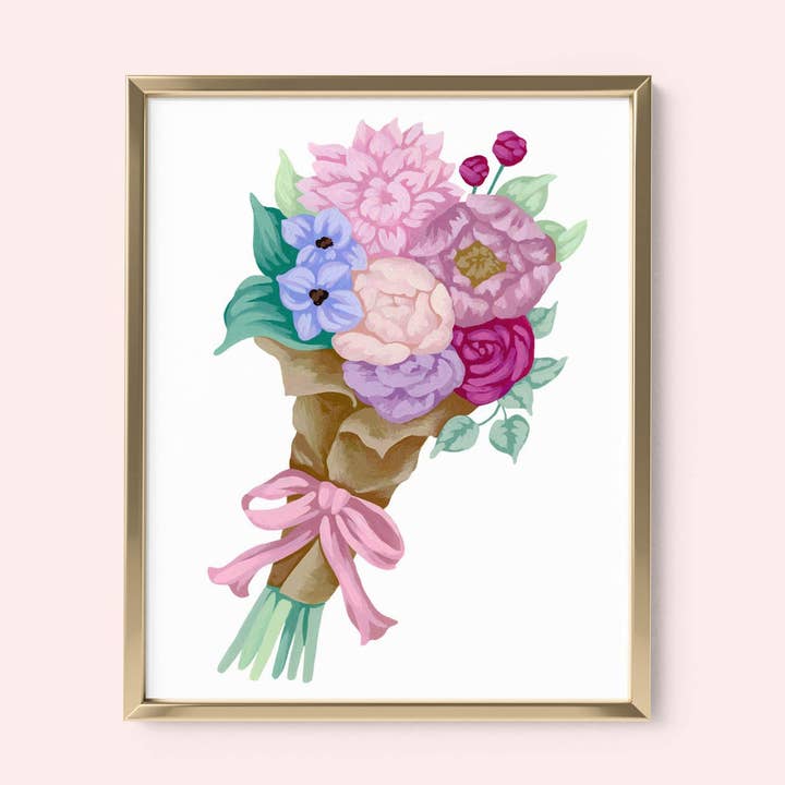 Brown Paper Bag Floral Bouquet for wholesale by Mia Whittemore