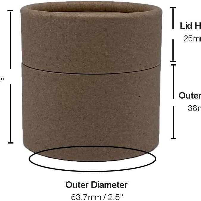 GreenWay Containers - Wholesale Jar - 4 ounce / 120 g Lightweight Kraft Paper Jars