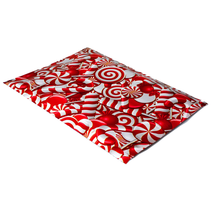 Eleven Fashion - Wholesale Envelopes - Candy Cane Designer Poly Mailers 10x132