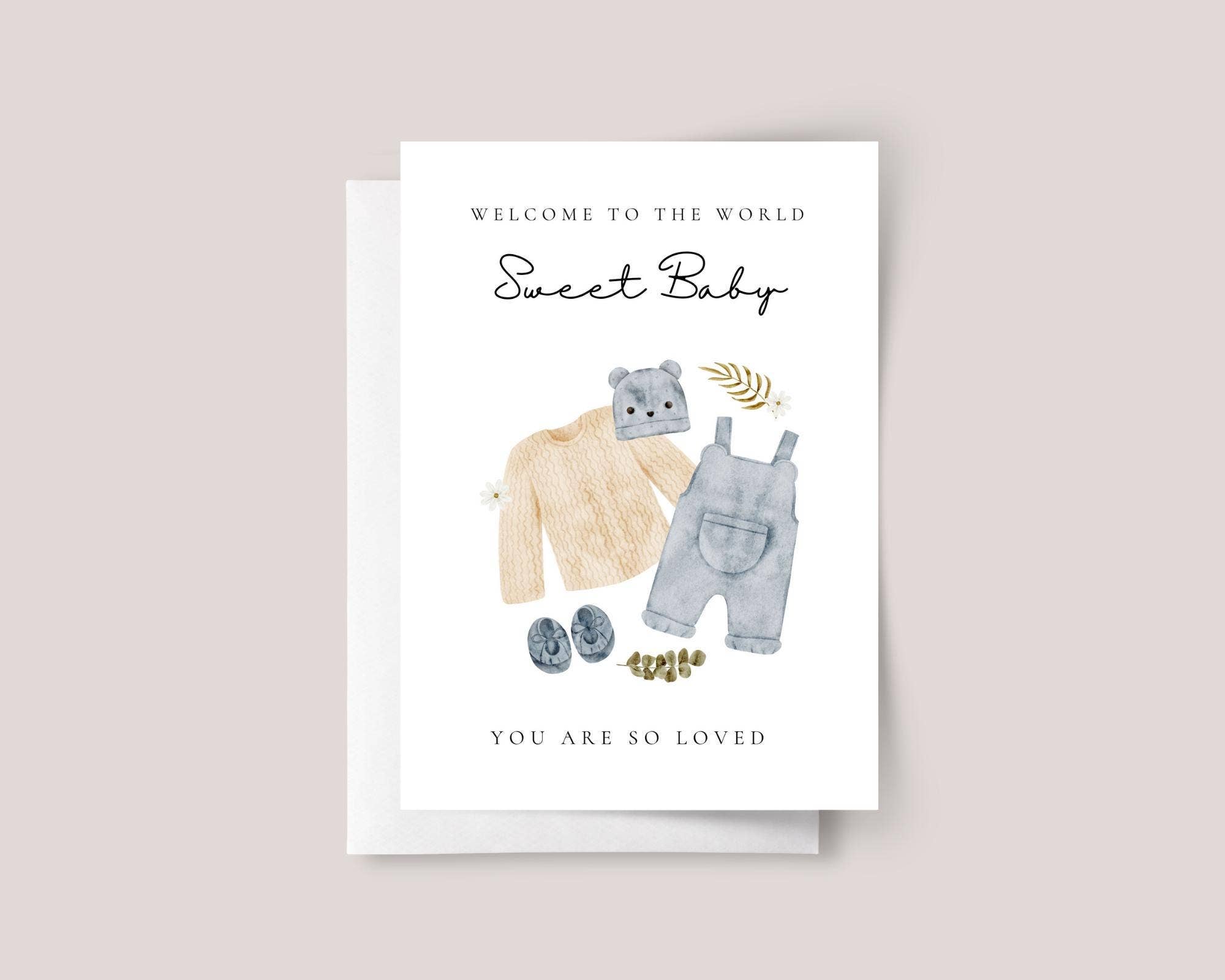 Design Sprinkles - Wholesale Baby Card - Baby Shower Card for Newborn Boy