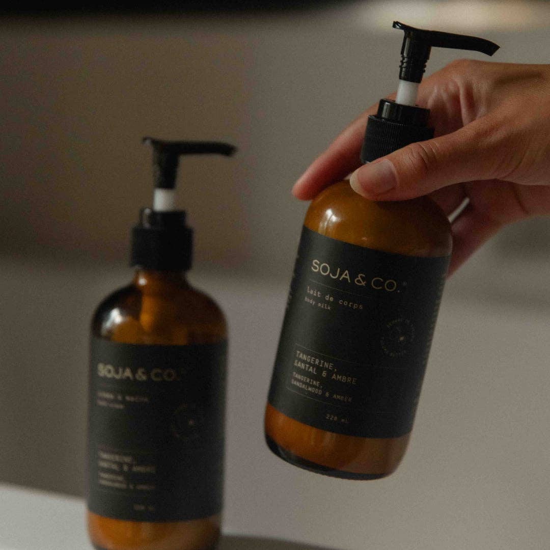 SOJA&CO.® - Wholesale Body Cream/Lotion - Body Milk | Tangerine, Sandalwood & Amber3