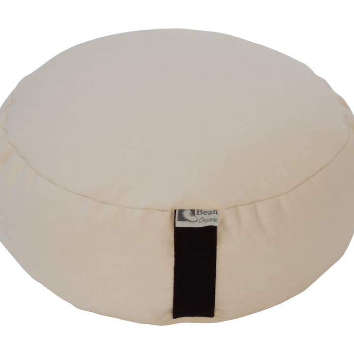 Bean Products - Wholesale Meditation Supplies - Zafu Organic Cotton Meditation Cushion Round or Oval Organic Buckwheat Hull Fill12