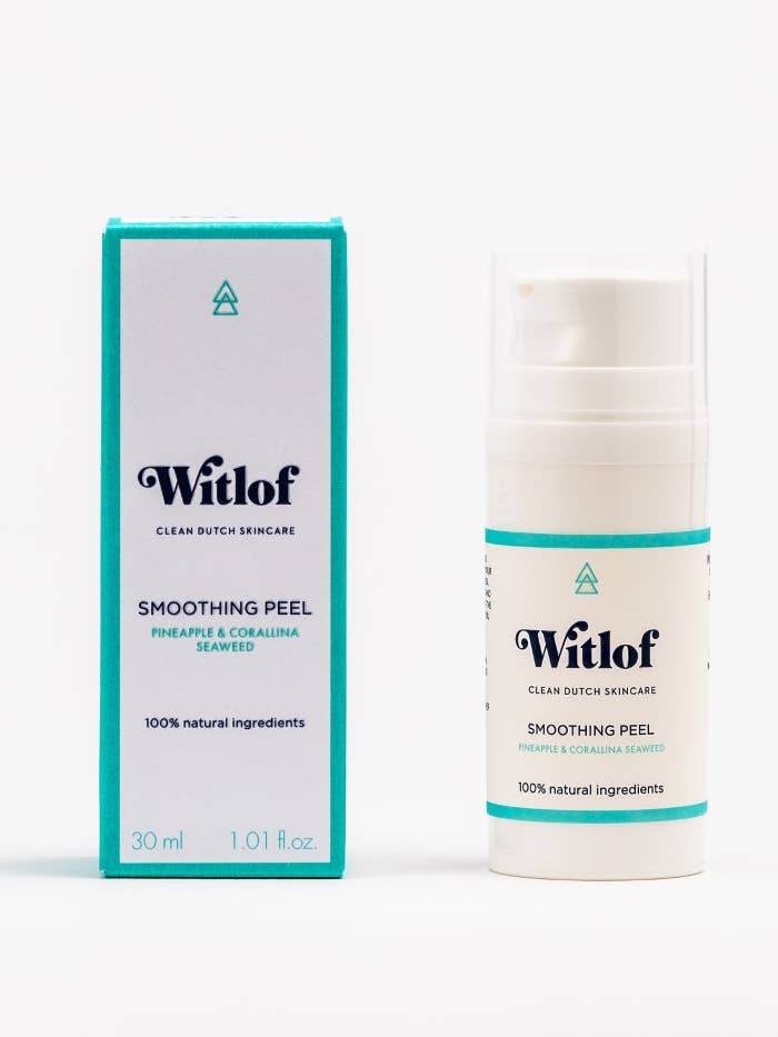 Peel lisciante da 30 ml per la vendita all'ingrosso da parte di Witlof Clean Dutch Skincare
