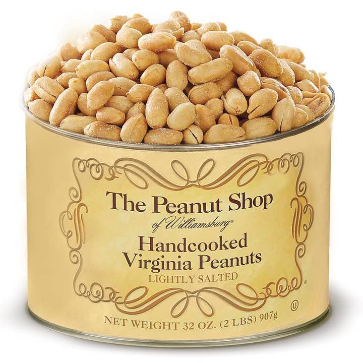 The Peanut Shop of Williamsburg - Wholesale Nuts - 32 oz. Lightly Salted Virginia Peanuts