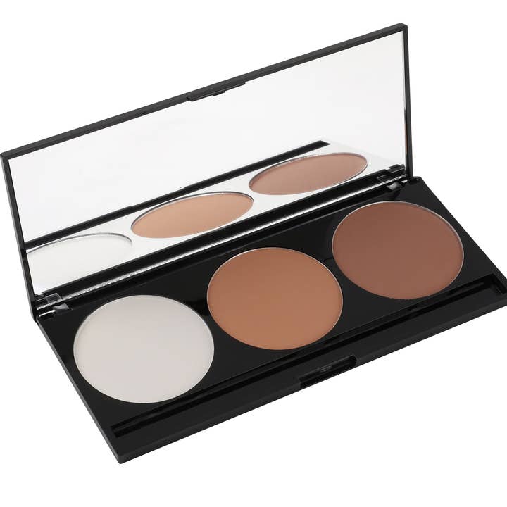 Efon International Corp. - Wholesale Makeup Contour - Richly Pigmented Contour, Bronze & Highlight Powder Palette