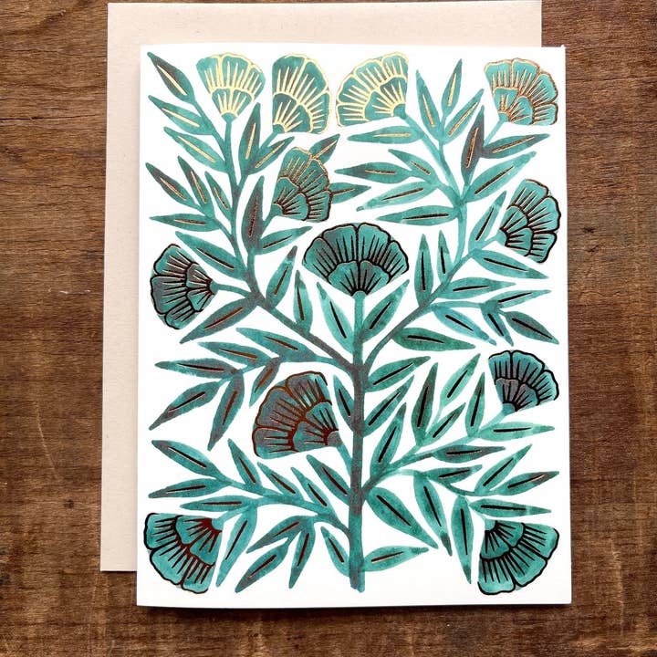 Katharine Watson - Venta al por mayor Tarjetas de felicitación - Tarjeta de felicitación en blanco con acabado metalizado