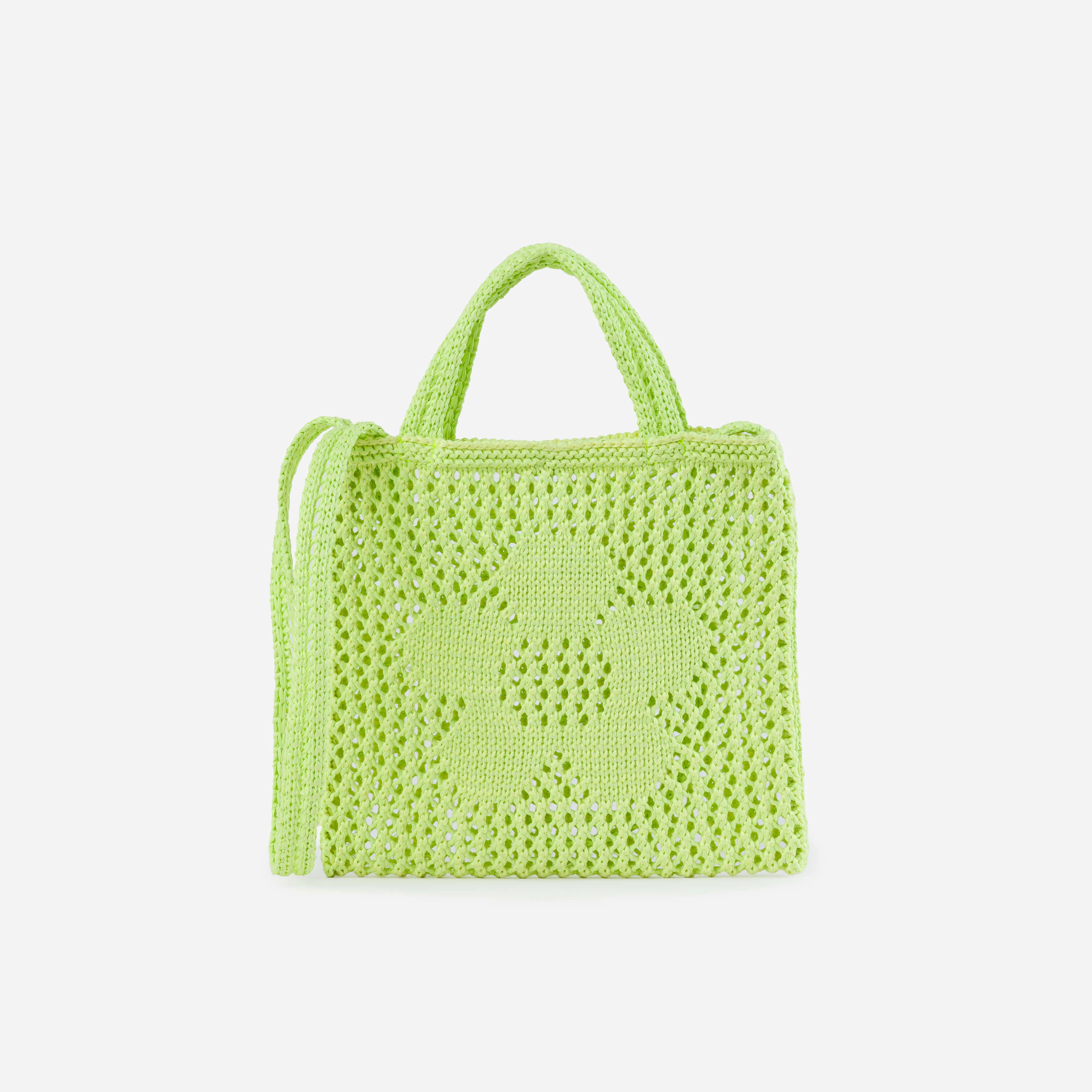 VERLOOP | knits - Wholesale Tote Bag - Women's - Flower Mini Raffia Tote5
