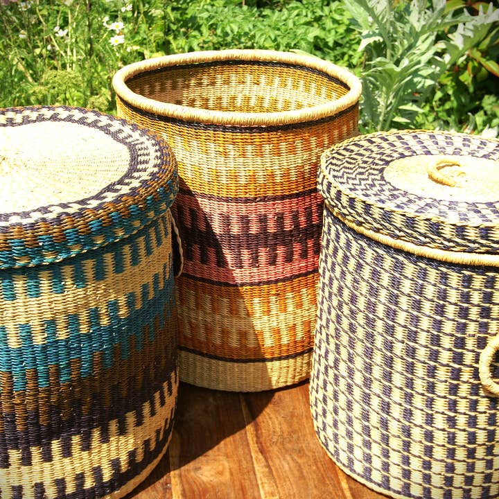 Hand Woven Laundry Baskets for wholesale by Basketful