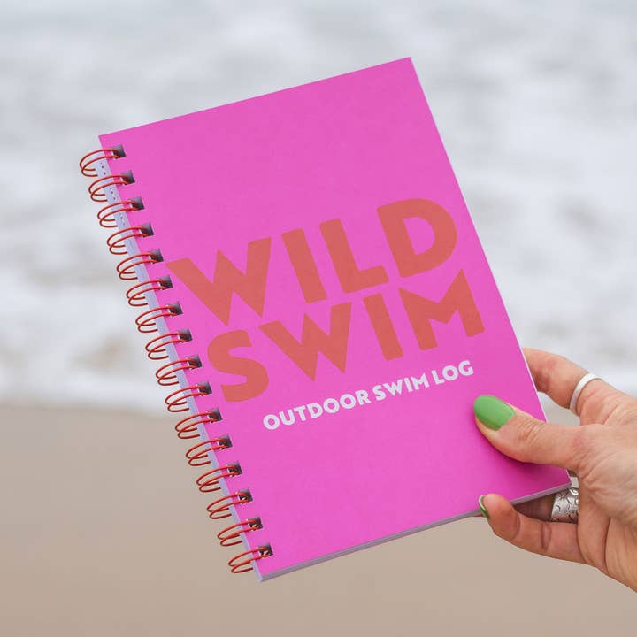 Swim Journal A5 | Pink & Red | Softcover for wholesale by Good Tuesday (Once Upon a Tuesday)