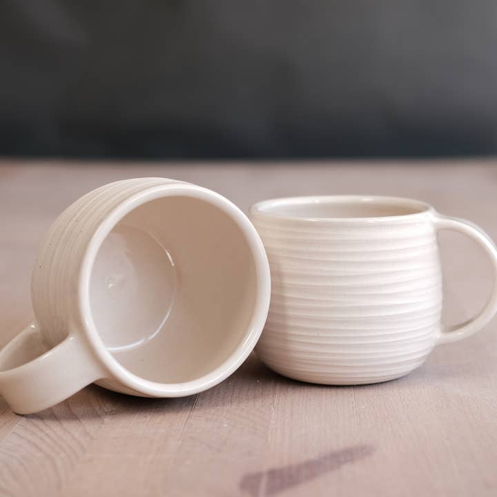 FHAR Studio - Wholesale Coffee Mug - dune - 12 fl oz mug - handmade, porcelain3