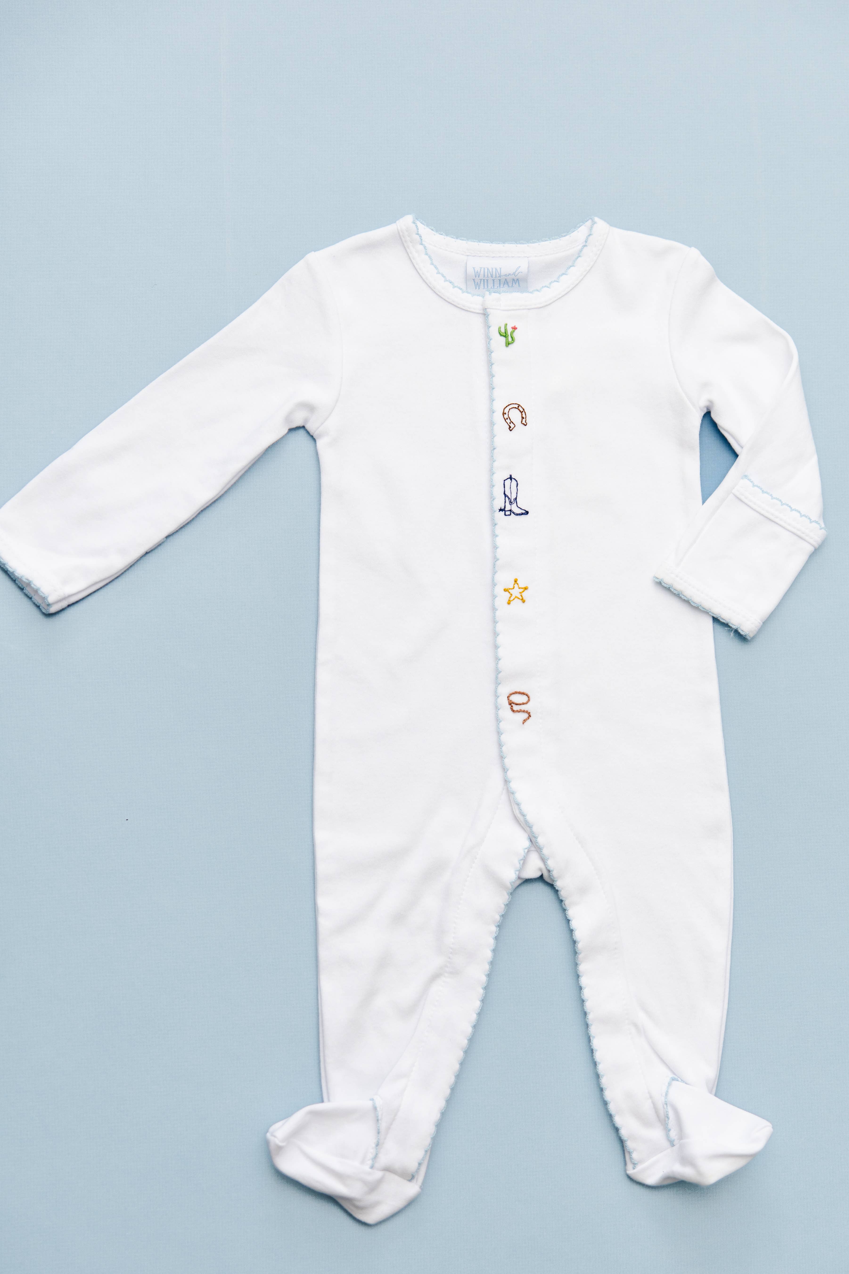 Winn and William - Wholesale Sleepsuit - Baby - Giddy Up Sleeper2