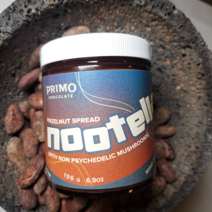 PRIMO BOTANICA CHOCOLATE - Wholesale Nut Butter - NOOTELLA SPREAD (WITH NOOTROPIC FUNGI)