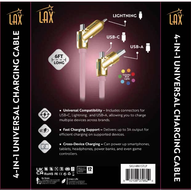 LAX Gadgets - Wholesale Charging Cable - Universal Charging Cables For iphone, Android Devices21