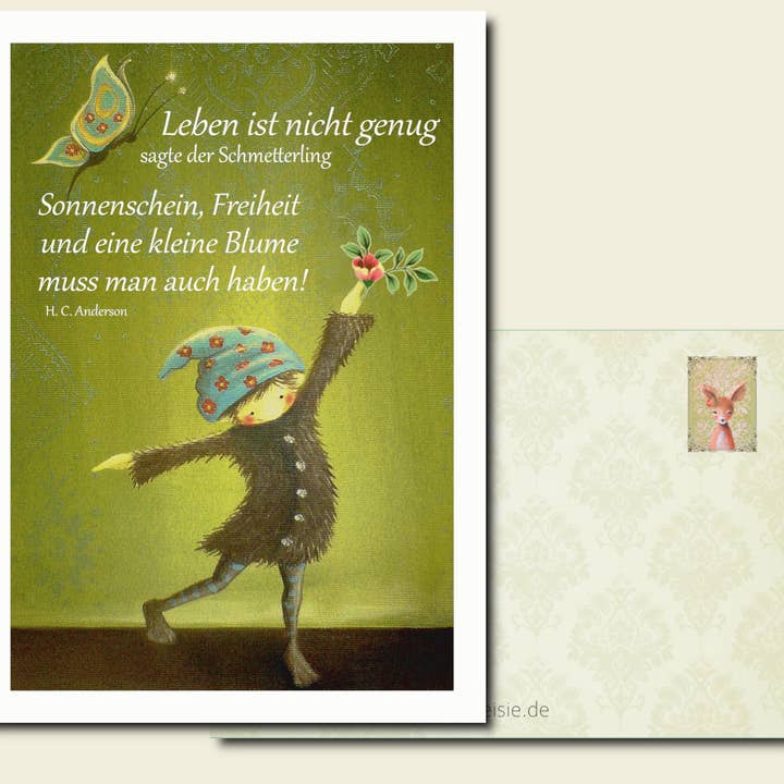 Postcard Sunshine, freedom... for wholesale by Meisie Berlin