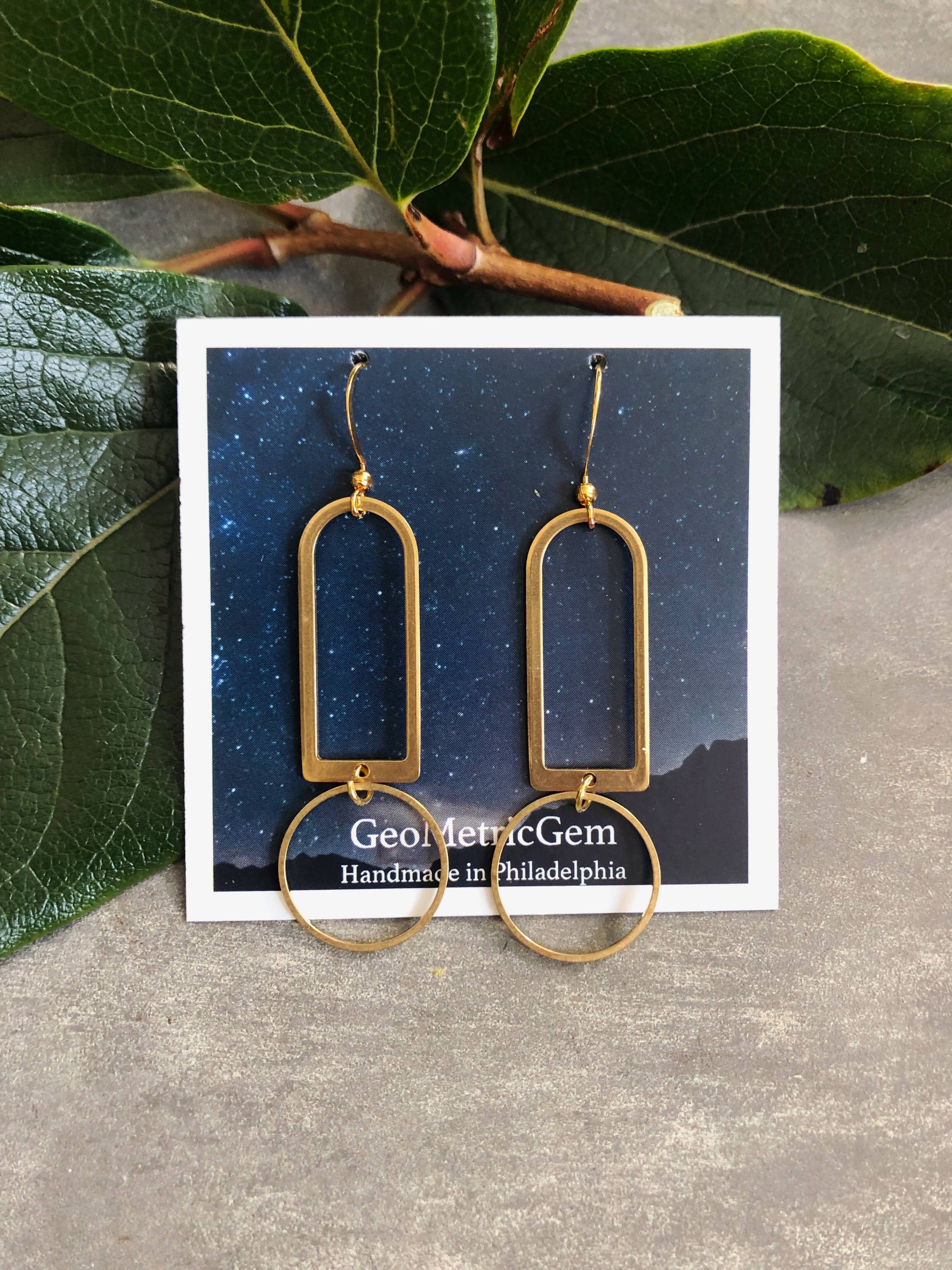 GeoMetricGem - Wholesale Dangle Earrings - Arthur Earrings1