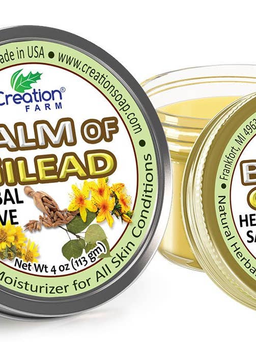 Balm Of Gilead Herbal Salve From Creation Farm Soothing Multi Use Remedy For Minor Discomforts And Skin Conditions for wholesale by Creation Farm Inc