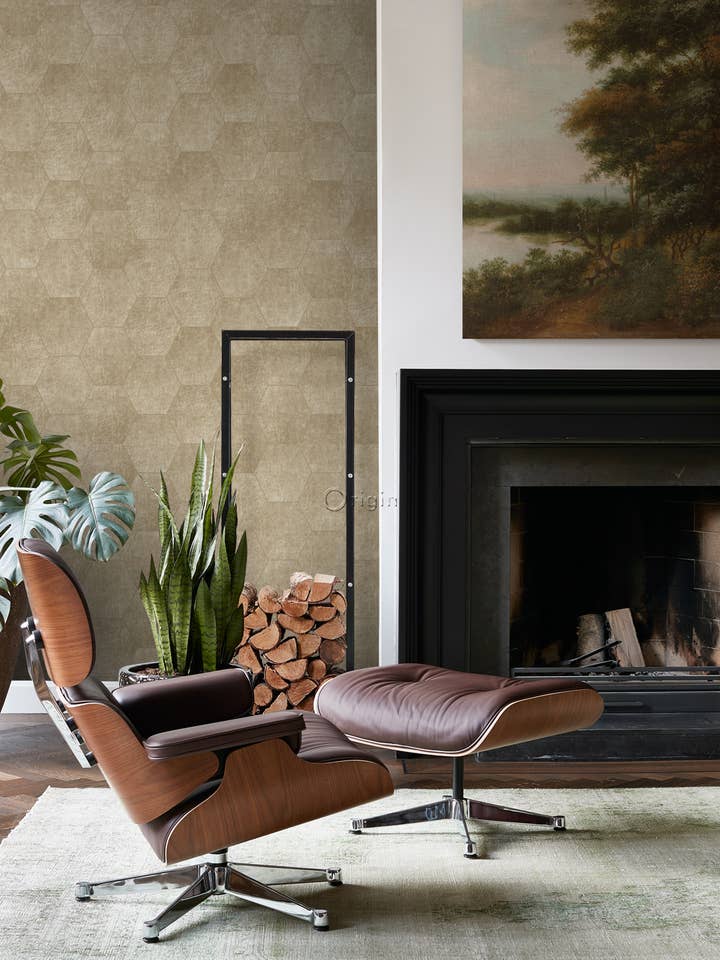 Self-adhesive Eco-leather Tiles Hexagon for wholesale by The Design Department b.v.