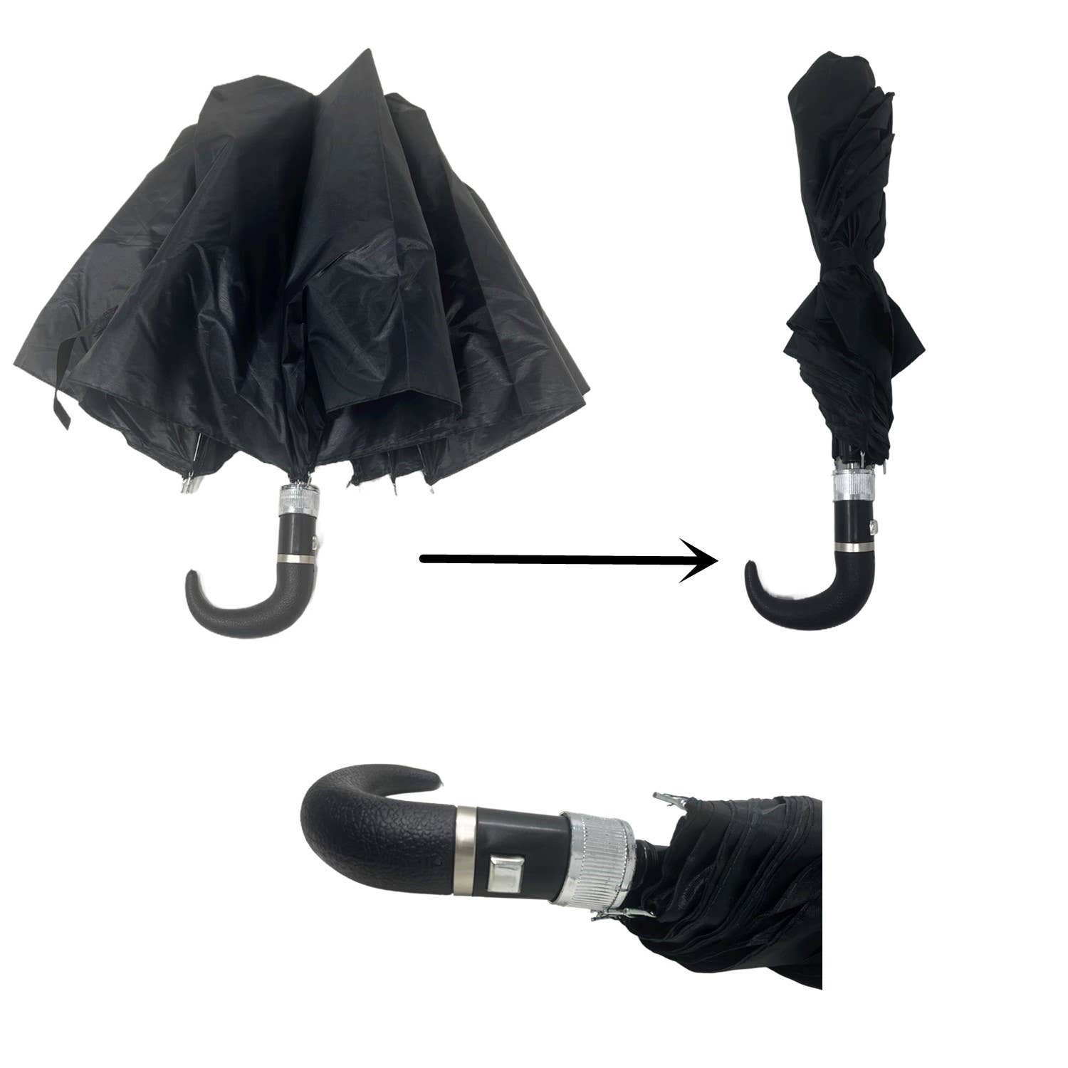 Tsyware - Wholesale Umbrella - Unisex - Umbrella Auto Open Windproof Foldable Rain Umbrella2