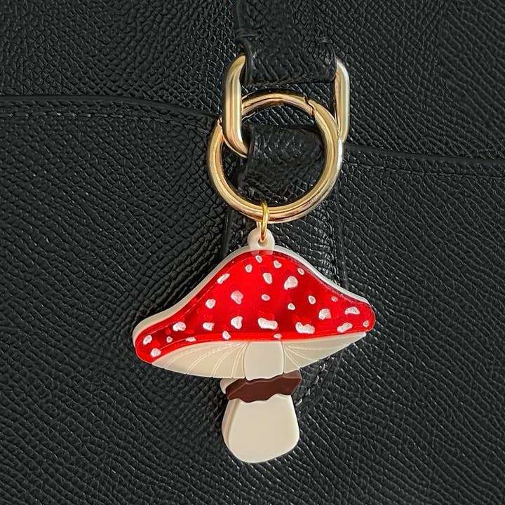 Bolsa de Cogumelos Cottagecore Charm/ Porta-Chaves por atacado de Cherry Moonlight Co