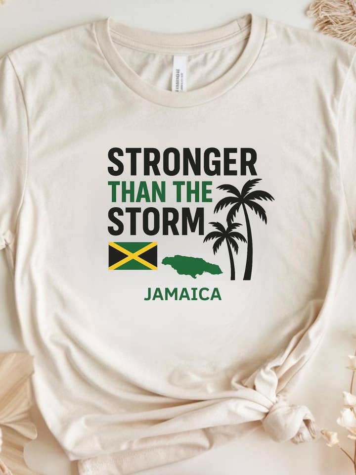 Glaime - Wholesale T-Shirt (Graphic) - Women's - Comfort Colors Jamaica Shirt, Caribbean Relief Sweater0