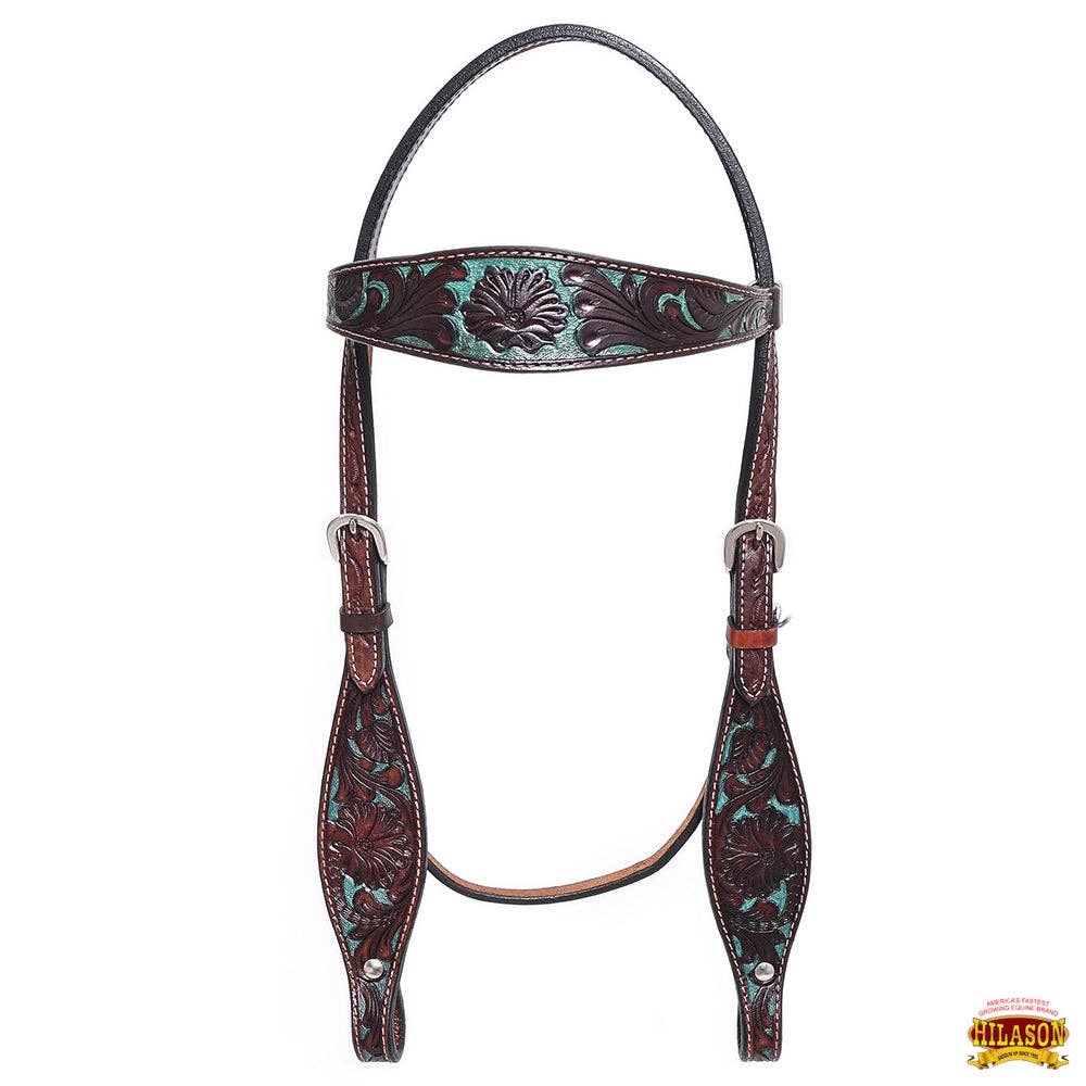 HILASON - Wholesale Horseback Riding Gear - HILASON Western Horse Headstall Breast Collar Set Tack Genuine American Leather | For Horses Headstalls101