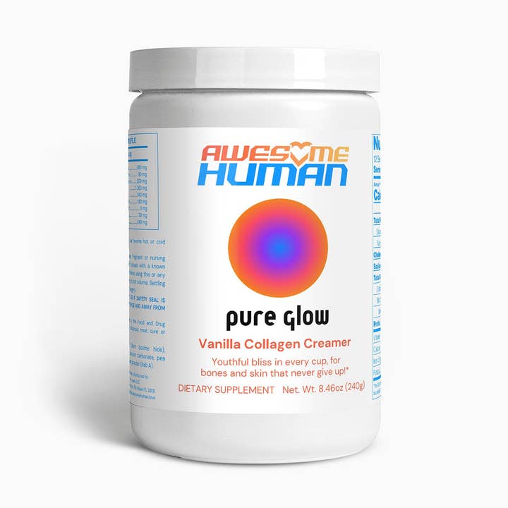 Pure Glow | Crème au collagène à la vanille pour la vente par Awesome Human