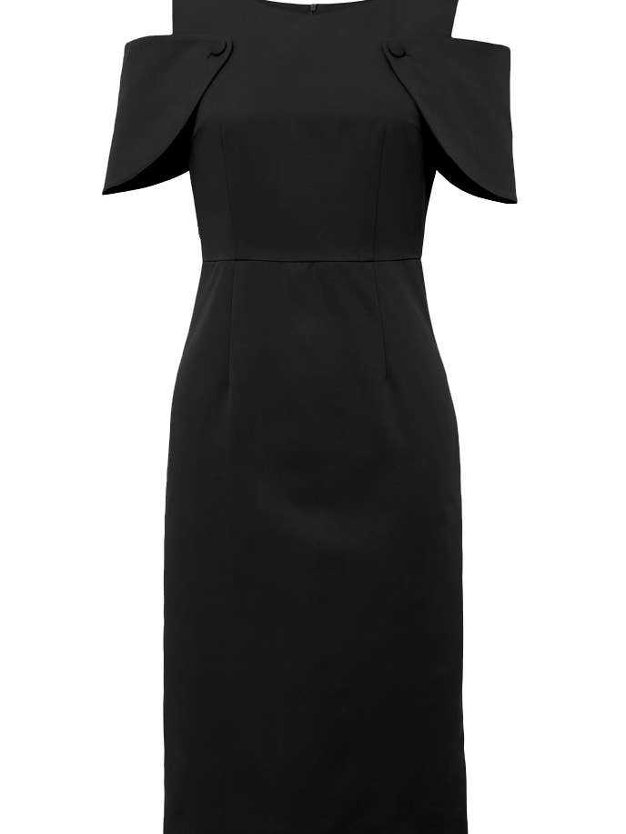 Chic Star Modal Panelklänning I Svart 052524 för wholesale av CHIC STAR