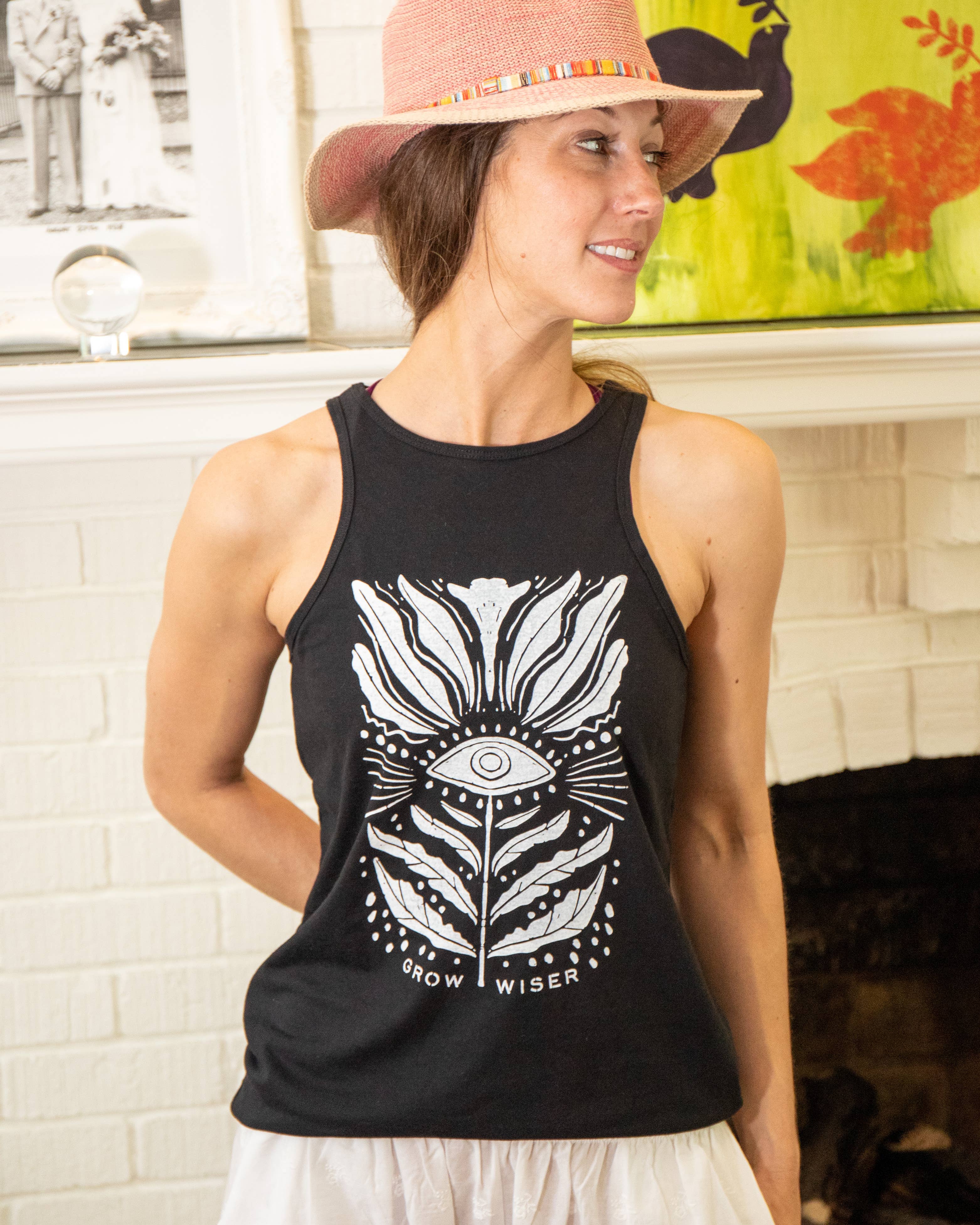 Wholesale GROW WISER - BLACK Racer Front Tank for your store - Faire