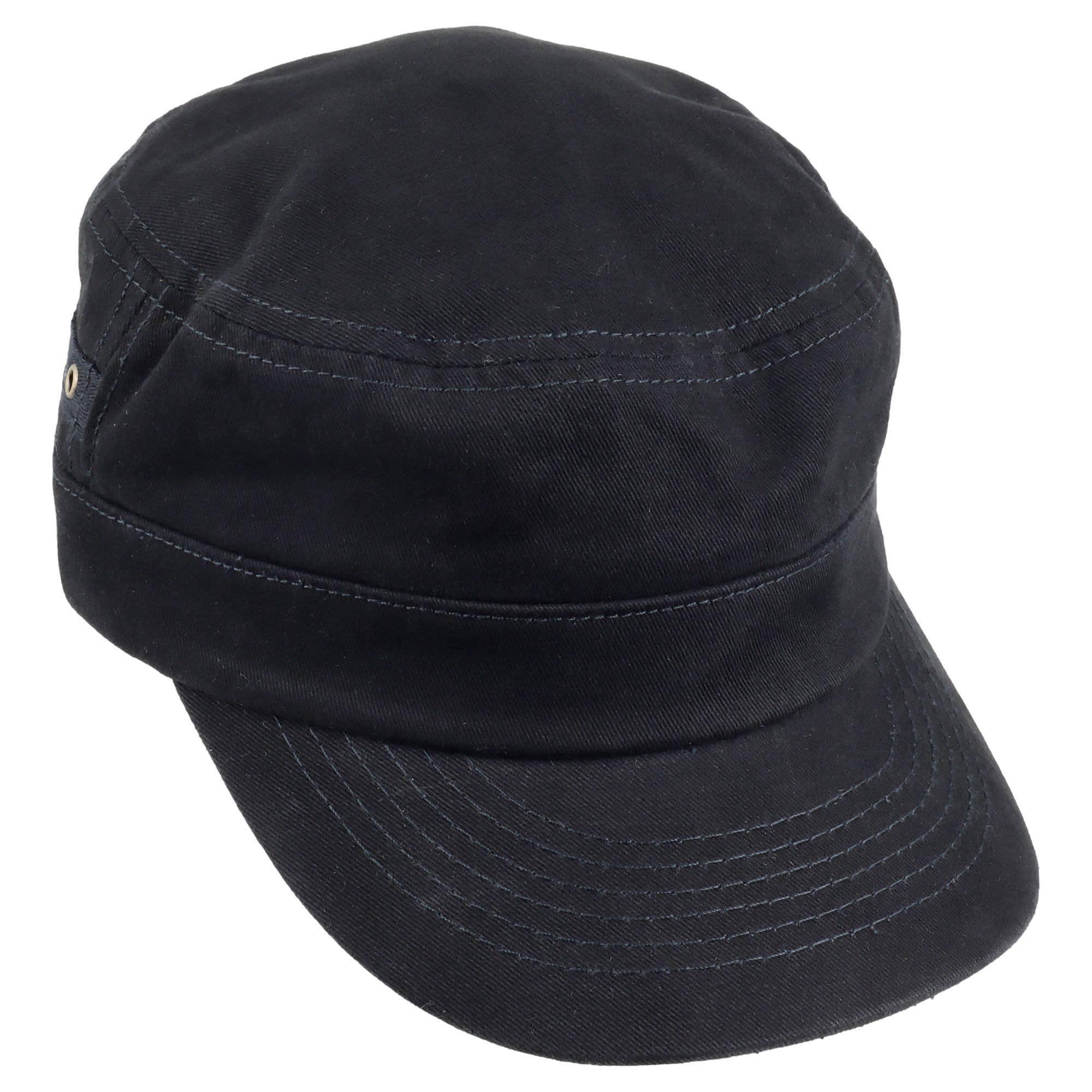 Tribal Trade GmbH - Vente Casquette de baseball – unisexe - Casquette militaire noire avec œillets latéraux0