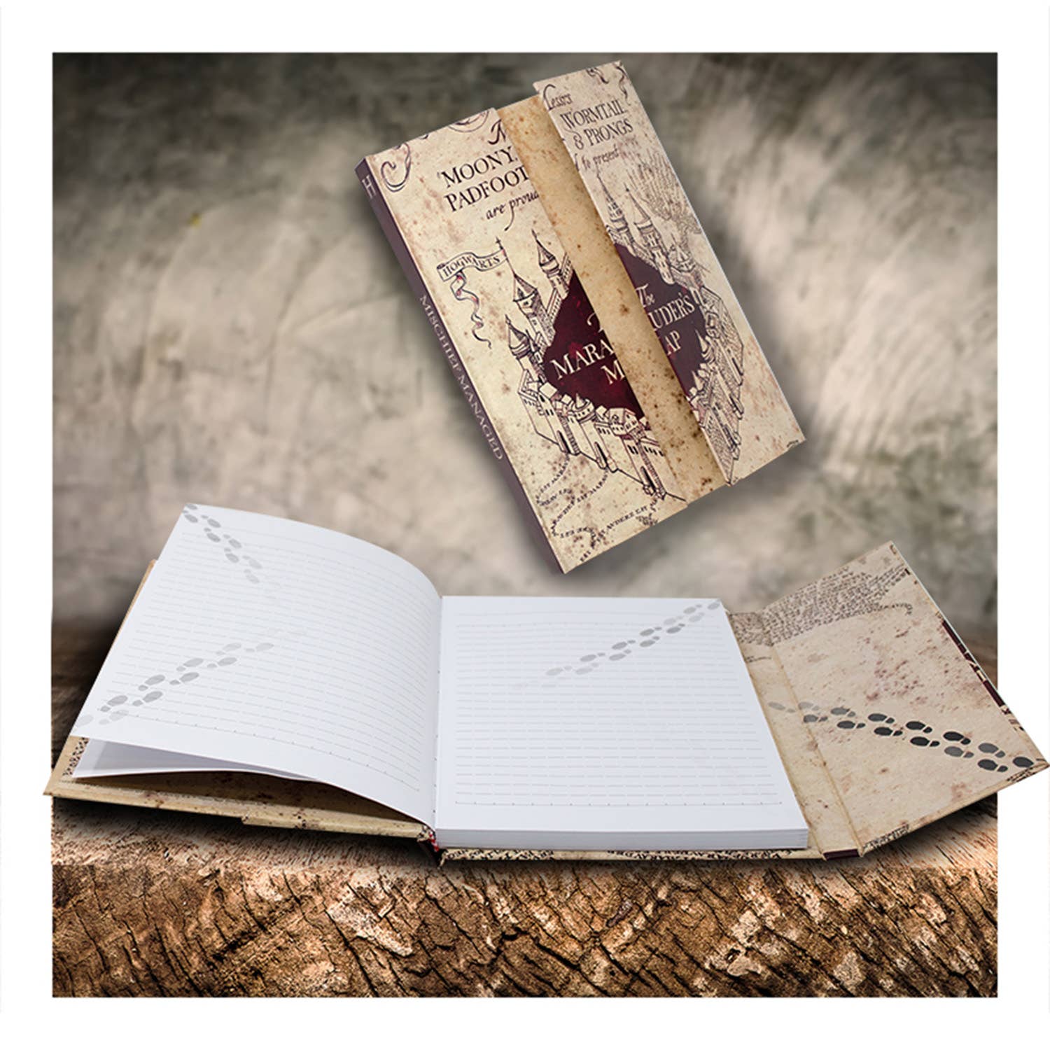 Mad Monkey GmbH - Vendita all'ingrosso Quaderni - Harry Potter - Taccuino A5 "Mappa del Malandrino"1