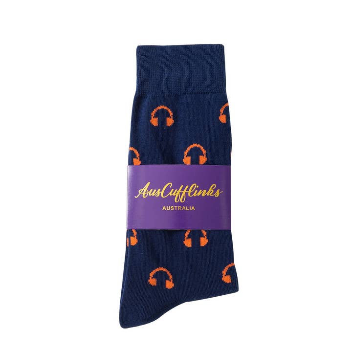 AusCufflinks - Wholesale Socks – Men's - Headphones Socks7