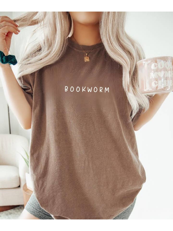 Desert Raine - Wholesale T-Shirt (Graphic) - Women's - Bookworm T-shirt - Reading Book Lover Graphic Tee7