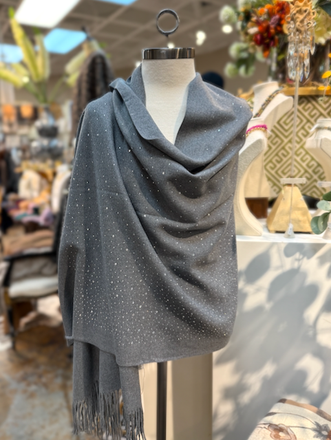 Pretty Persuasions – wholesale Scarf – Women's – S23230 Mischa Rhinestones Embellishment Scarf6