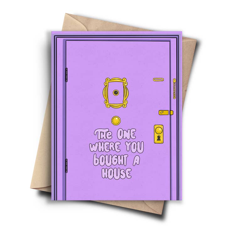 Friends Funny Housewarming Card - New House Card for wholesale by Pop Cult Paper