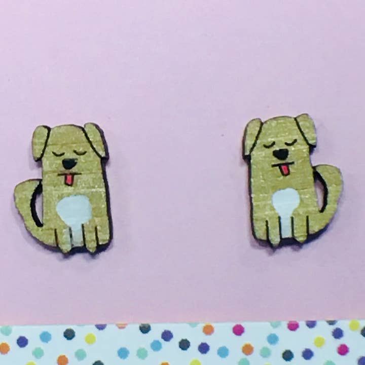 Milk Thieves - Wholesale Stud/Post Earrings - Studs: Dogs2