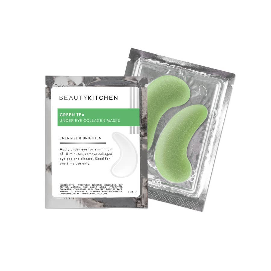Green Tea Collagen Under Eye Gel Mask for wholesale by Beauty Kitchen