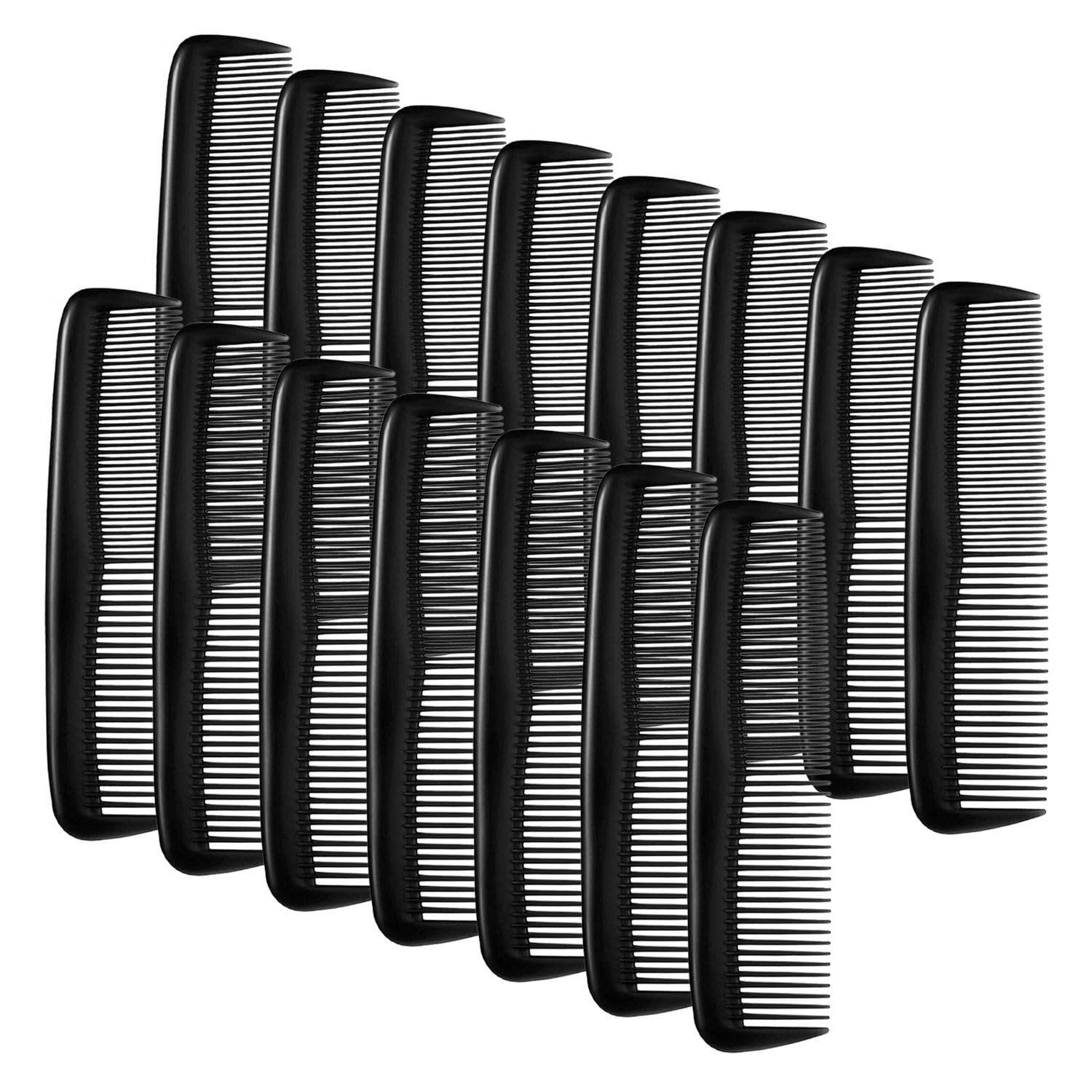 Innovarix - Vente Peigne/brosse à cheveux - Peignes de poche incassables pour soins capillaires (noirs), lot de 150