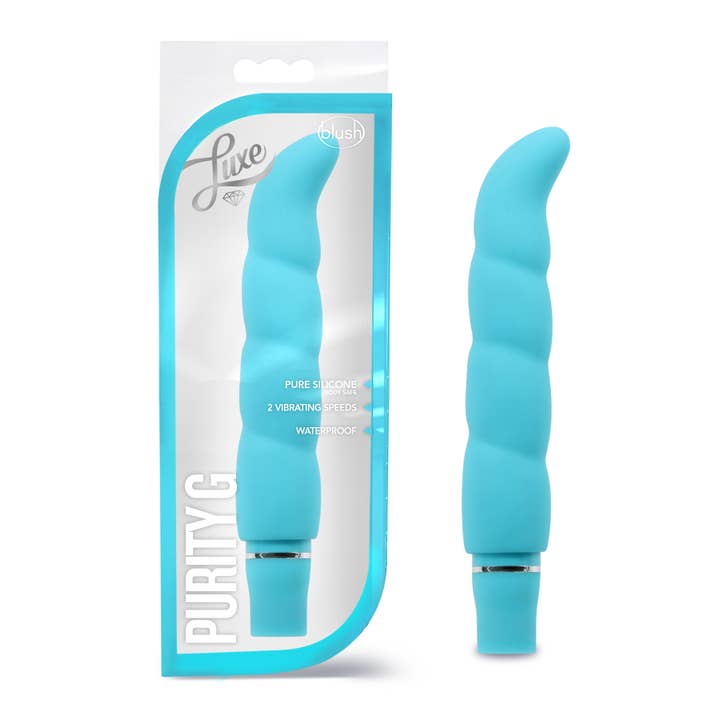 Blush - Wholesale Sex Toy - Luxe - Purity G - Silicone G-Spot Vibrator - 10 Modes