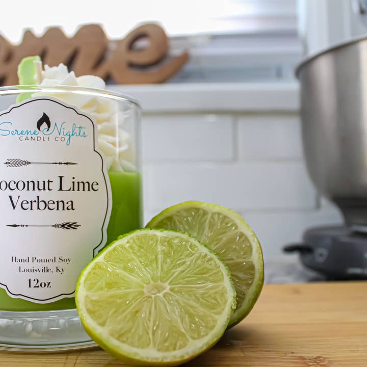 Coconut Lime Verbena for wholesale by Serene Nights Candle Co.
