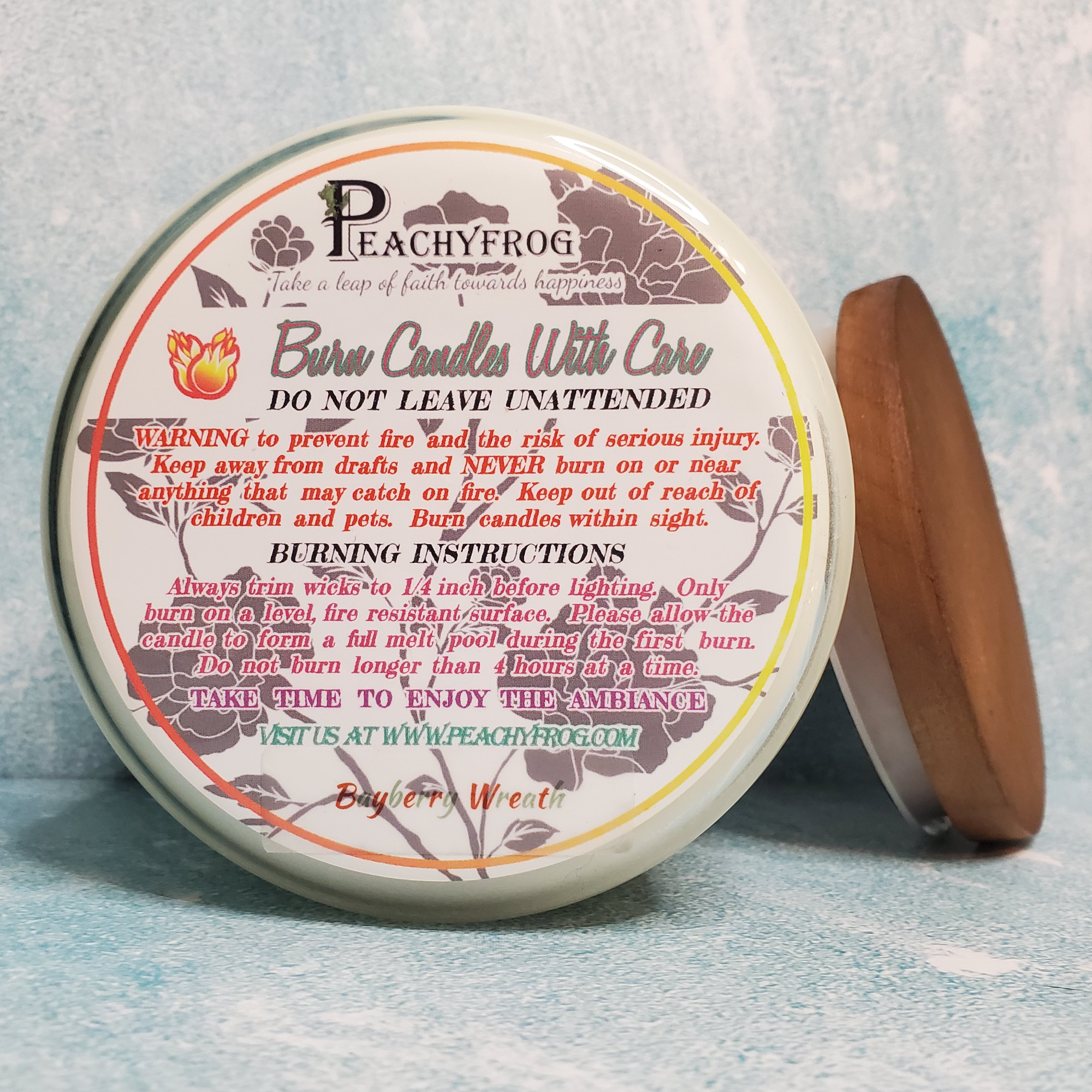 Peachyfrog - Wholesale Jar/Filled Candle - 3 Wick Luxury Candle | 100% Soy Wax2