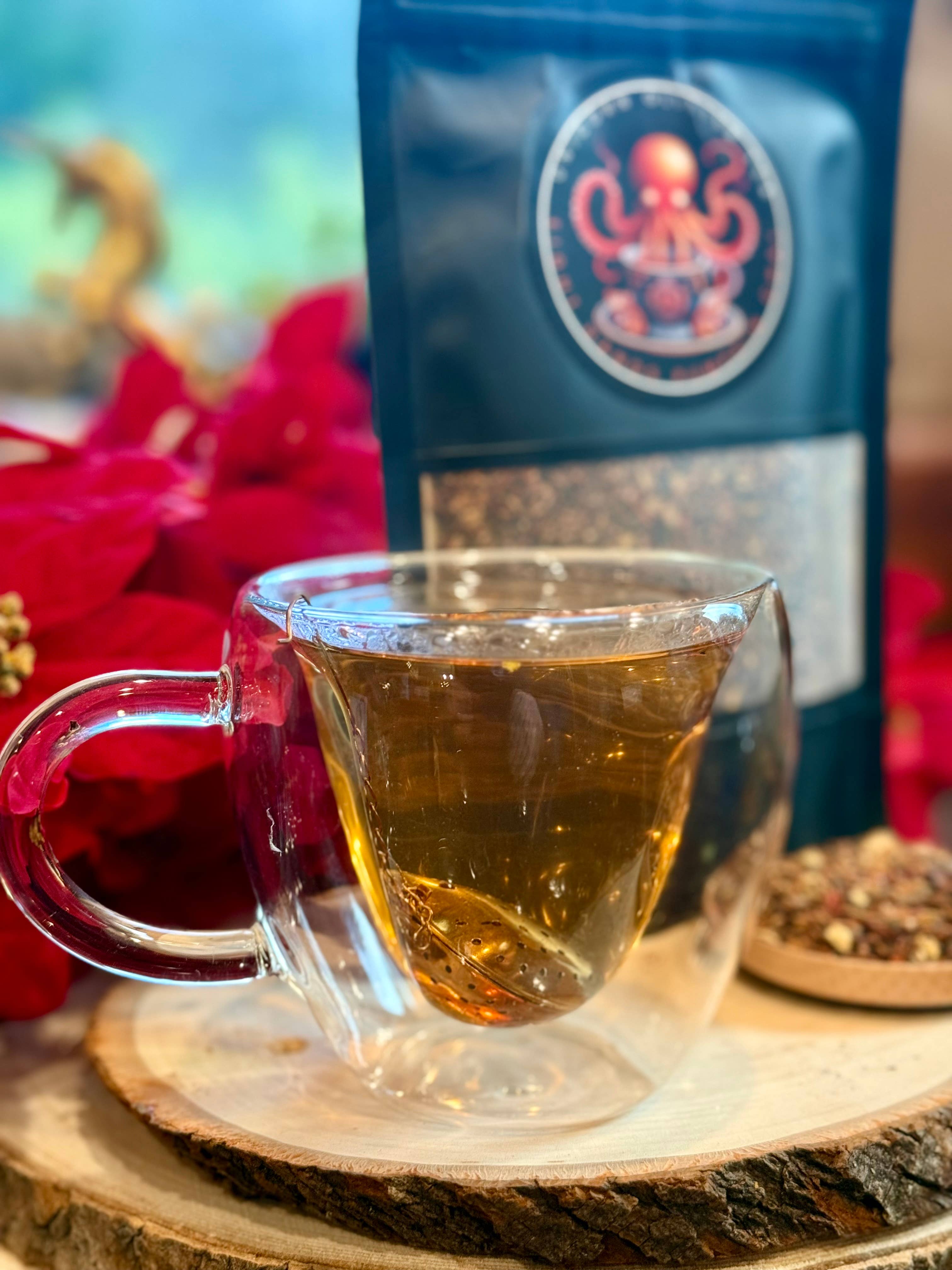 Unicorn Glitter Tea - Vendita all'ingrosso Tè sfusi - Otto Mani Chai alla Zucca con Glitter (busta da 3oz)3