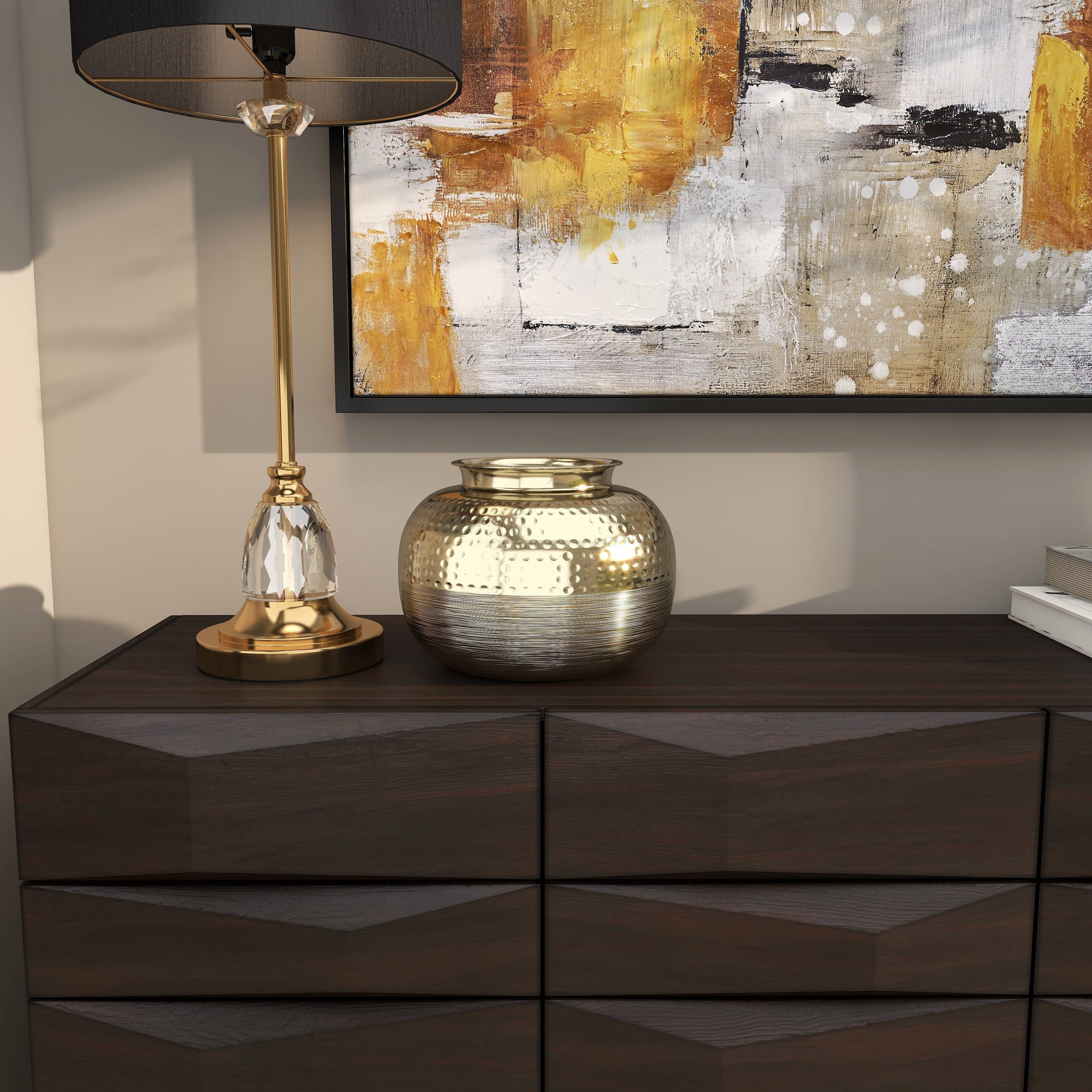 Deco Marché - Wholesale Vase - Glam Gold Aluminum Metal Vase12