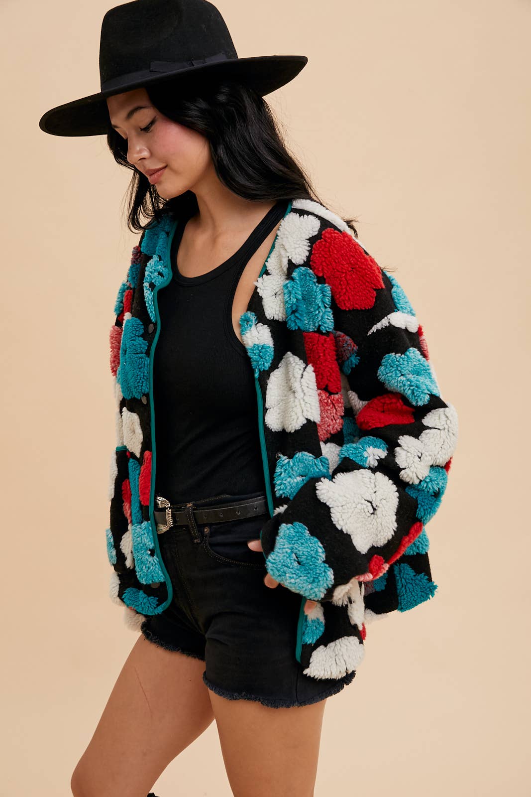 In Loom – wholesale Jacket – Women's – FLORAL TUFTED JACKET4