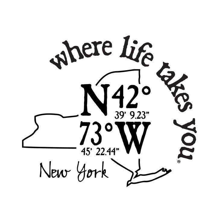 New York Coordinate Gildan Unisex Hoody Sweatshirt for wholesale by The Buffalo Works