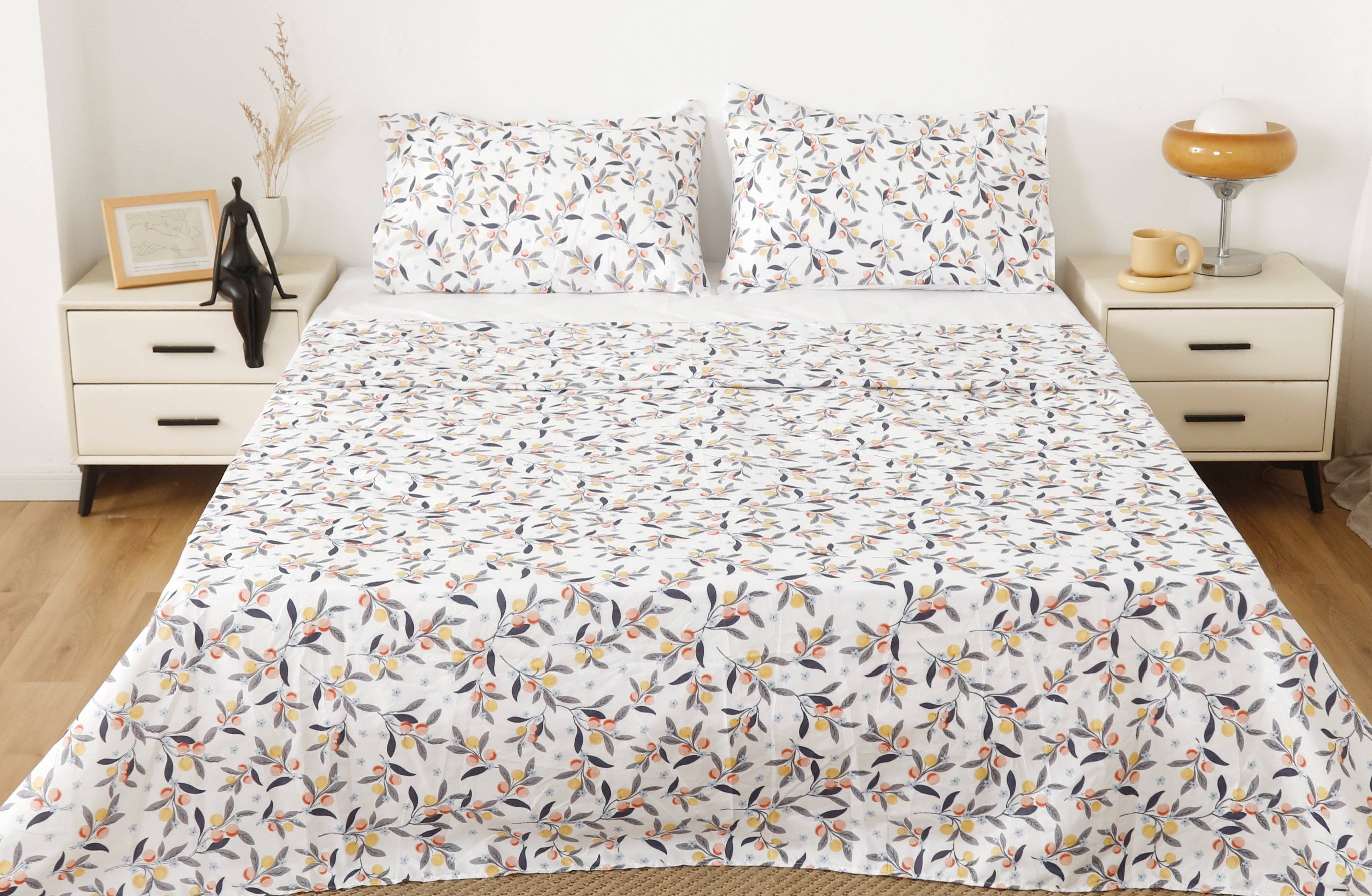 BOD HOME - Wholesale Bedding Set - Floral Serenade Print Bedding Set1