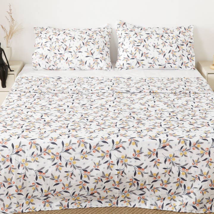 BOD HOME - Wholesale Bedding Set - Floral Serenade Print Bedding Set1